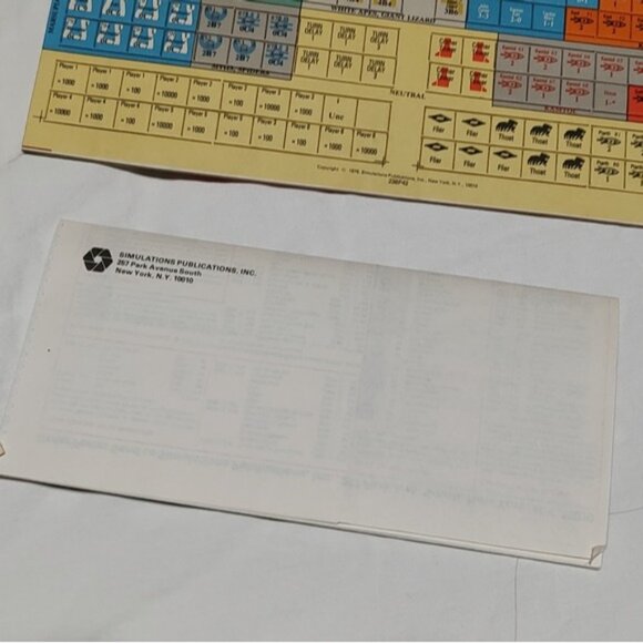 John Carter Warlord of Mars Role Playing Game 1979 SPI UNPUNCHED - Picture 12 of 14